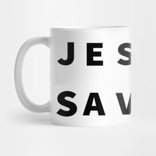 Jesus Saves Cool Inspirational Christian Mug